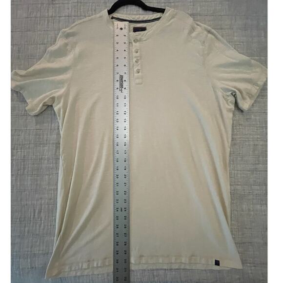 Denver Hayes Shirt - Men’s 2XLT - Cream - Classic Fit - Breathable Cotton - EUC - Picture 6 of 10